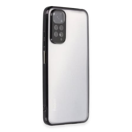 Redmi Note 11 Kılıf Razer Lensli Silikon - Siyah