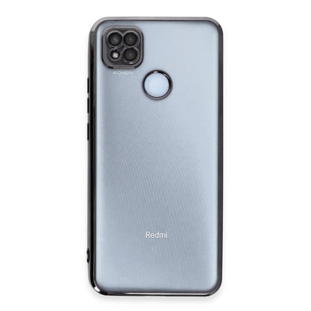 Redmi 9C Kılıf Razer Lensli Silikon - Siyah