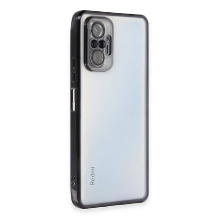 Redmi Note 10 Pro Kılıf Razer Lensli Silikon - Siyah