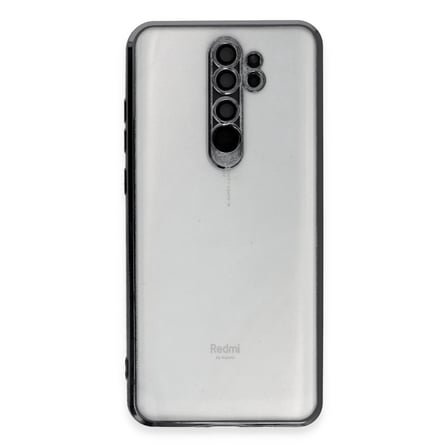 Note 8 Pro Kılıf Razer Lensli Silikon - Siyah