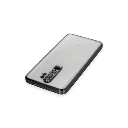 Note 8 Pro Kılıf Razer Lensli Silikon - Siyah