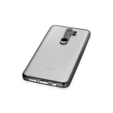 Note 8 Pro Kılıf Razer Lensli Silikon - Siyah