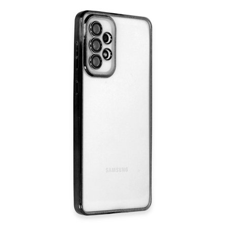 Galaxy A53 5G Kılıf Razer Lensli Silikon - Siyah