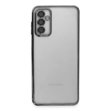 Galaxy M23 Kılıf Razer Lensli Silikon - Siyah