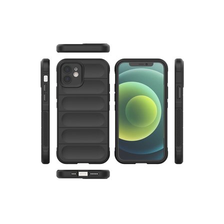 iPhone 12 Kılıf Optimum Silikon - Siyah