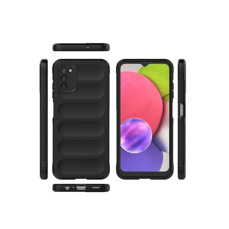 Galaxy A03S Kılıf Optimum Silikon - Siyah