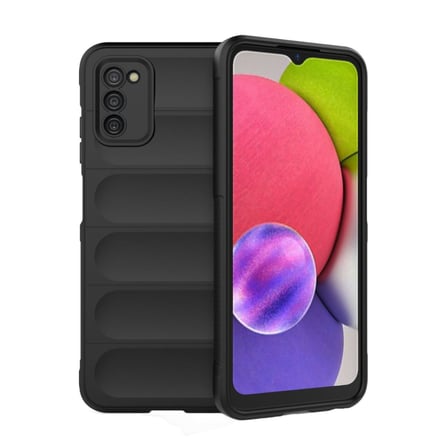 Galaxy A03S Kılıf Optimum Silikon - Siyah