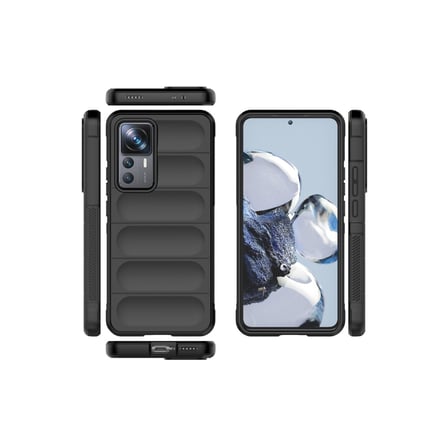 Mi 12T Pro Kılıf Optimum Silikon - Siyah