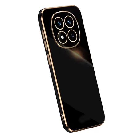 Note 14 Pro 5G Kılıf Volet Silikon - Siyah