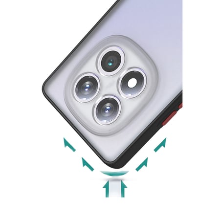 Redmi Note 14 Pro 5G Kılıf Montreal Silikon Kapak - Siyah