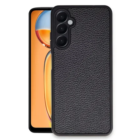 Galaxy A36 Kılıf Aras Deri Kapak - Siyah