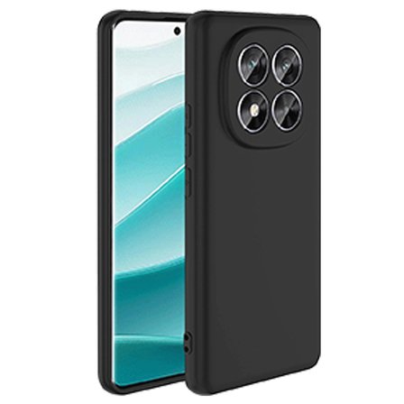 Erdo Ticaret Redmi Note 14 Pro 4G Kılıf Siyah Silikon Arka Kılıf