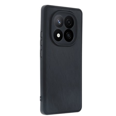Redmi Note 14 Pro 4G Kılıf Aras Deri Kapak - Siyah
