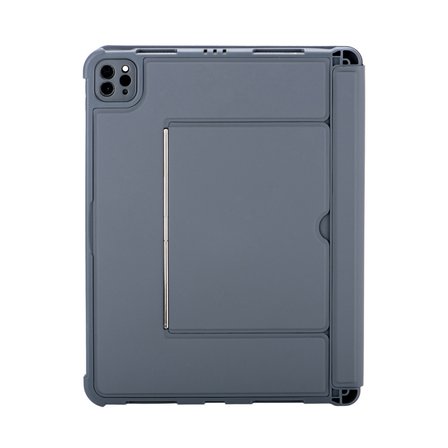 T5504D iPad Pro 11 (2024) Kılıf Palermo Ledli Klavyeli Standlı Tablet Kılıfı - Siyah