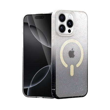 iPhone 15 Pro Pummel Shiny Magsafe Kapak - Siyah