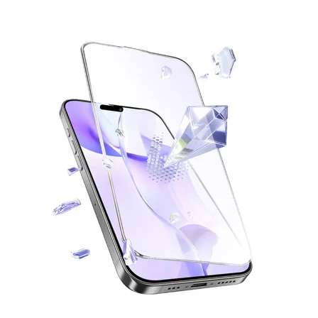 Erdo Ticaret iPhone 14 Ekran Koruyucu Siyah Temperli Cam