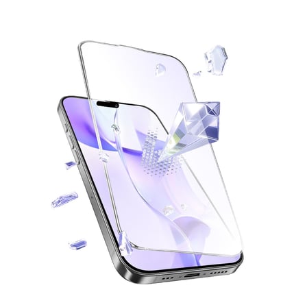 iPhone 12 Bilvis 5in1 3D Magic Cam Ekran Koruyucu - Siyah