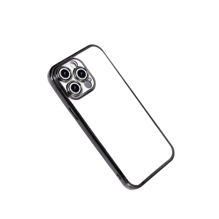 iPhone 15 Pro Max Razer Lensli Silikon - Siyah