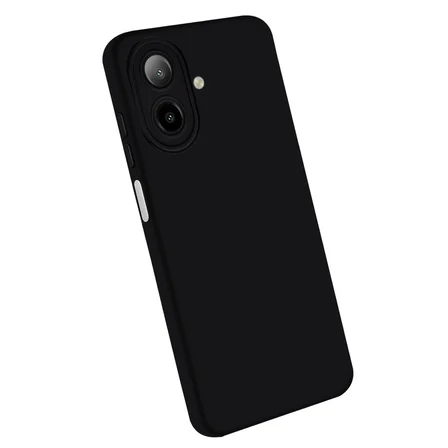 Galaxy A07 4G Nano içi Kadife Silikon - Siyah