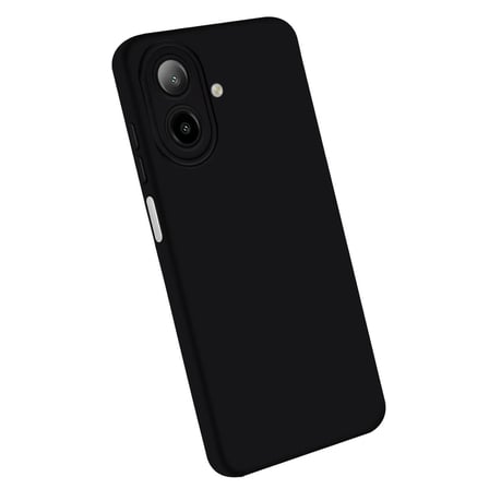 Erdo Ticaret Galaxy A07 4G Kılıf Siyah Silikon Arka Kılıf
