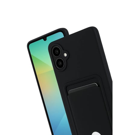 Galaxy A07 4G Kelvin Kartvizitli Silikon - Siyah