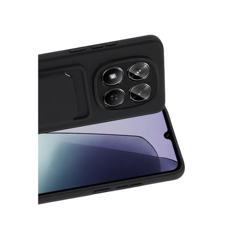 Note 15 Pro 4G Kelvin Kartvizitli Silikon - Siyah