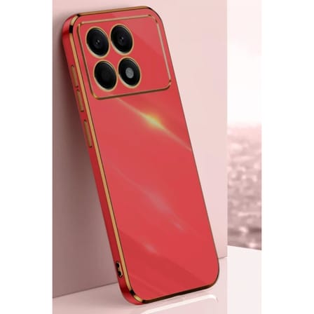 X6 Pro Kılıf Volet Silikon - Kırmızı