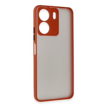 Redmi 13C Kılıf Montreal Silikon Kapak - Kırmızı