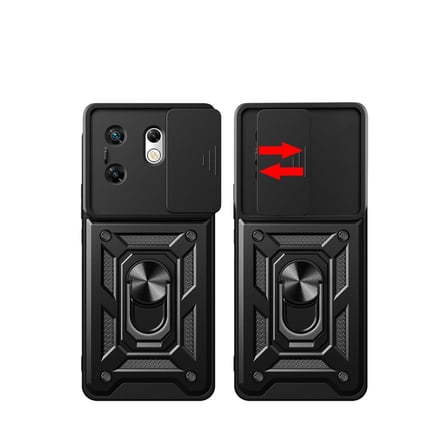 Zero 30 4G Kılıf Pars Lens Yüzüklü Silikon - Kırmızı