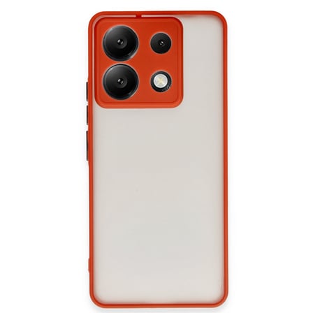 Redmi Note 13 Pro 5G Kılıf Montreal Silikon Kapak - Kırmızı