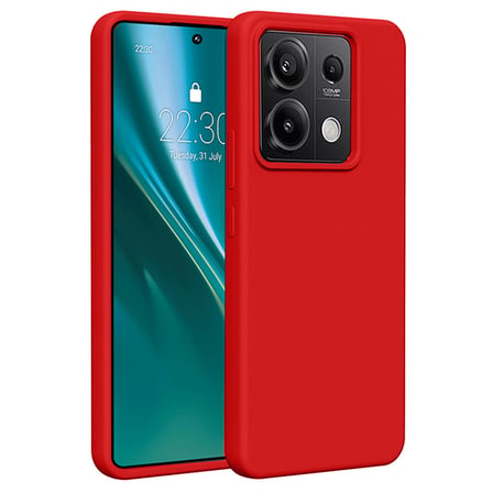 Redmi Note 13 4G Kılıf First Silikon - Kırmızı