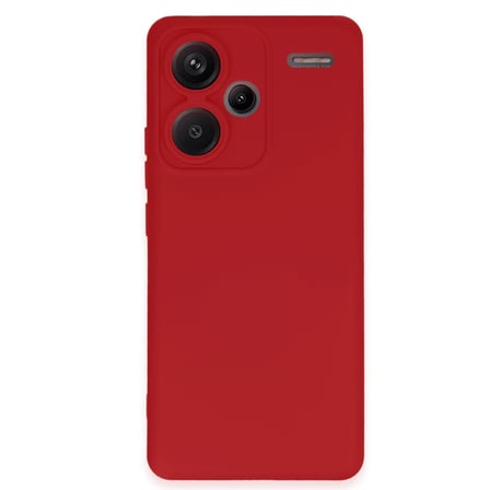 Note 13 Pro Plus Kılıf Nano içi Kadife Silikon - Kırmızı