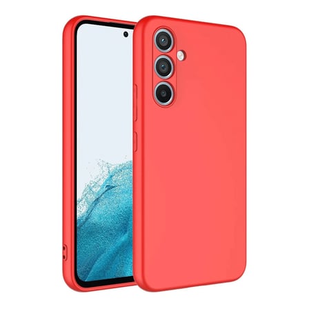 Galaxy A16 5G Kılıf First Silikon - Kırmızı