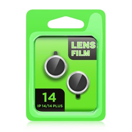 iPhone 14 Raze Metal Kamera Lens - Kırmızı