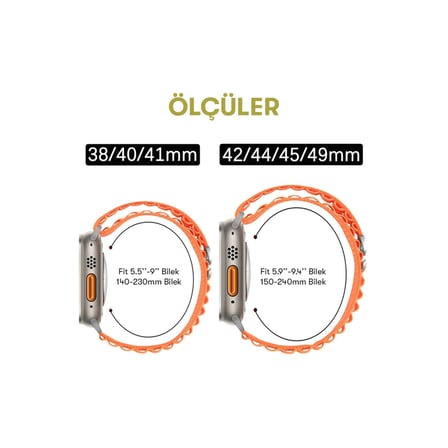 Watch 42mm Mountain Kordon - Kırmızı