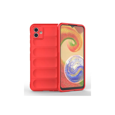 Erdo Ticaret Samsung Galaxy A04E Kılıf Optimum Silikon Kırmızı