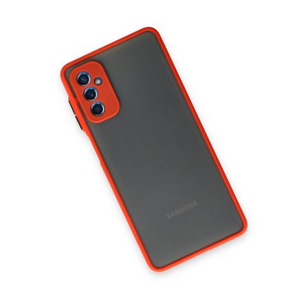 Galaxy M52 5G Kılıf Montreal Silikon Kapak - Kırmızı