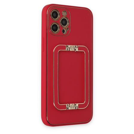 iPhone 12 Pro Max Kılıf Coco Elit Kapak - Kırmızı