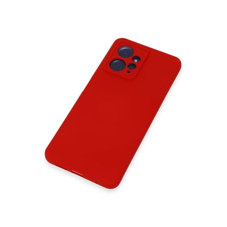 Redmi Note 12 4G Kılıf Nano içi Kadife Silikon - Kırmızı