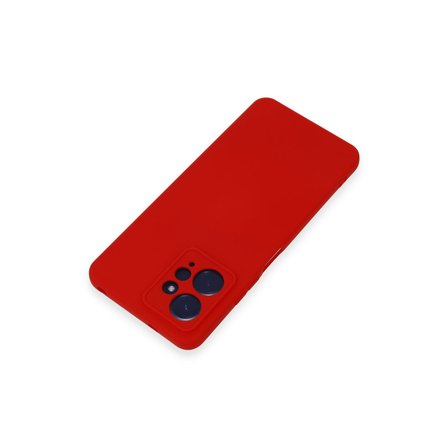 Redmi Note 12 4G Kılıf Nano içi Kadife Silikon - Kırmızı