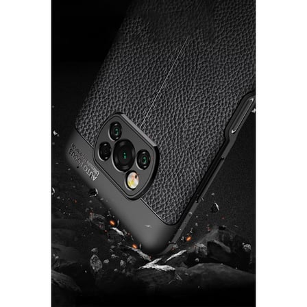 Pocophone X3 Kılıf Auto Focus Kapak - Kırmızı