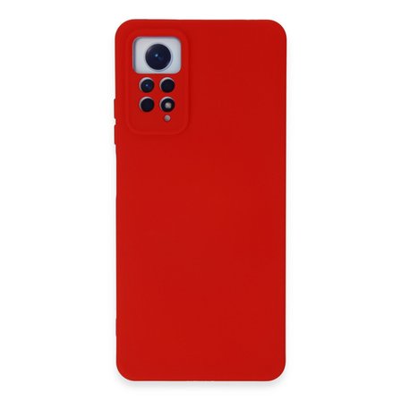 Redmi Note 12 Pro 4G Kılıf Nano içi Kadife Silikon - Kırmızı