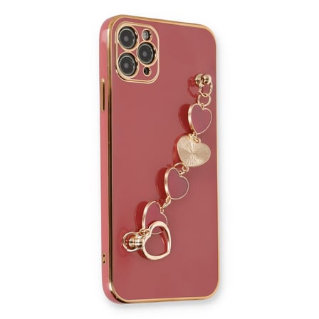 Erdo Ticaret iPhone 11 Pro Max Kılıf Esila Silikon Kırmızı