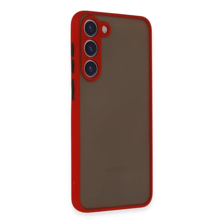 Galaxy S23 Plus Kılıf Montreal Silikon Kapak - Kırmızı