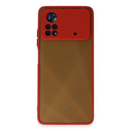 Poco X4 Pro 5G Kılıf Montreal Silikon Kapak - Kırmızı