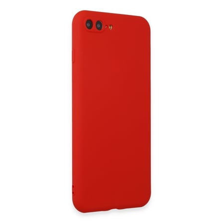 iPhone 7 Plus Kılıf First Silikon - Kırmızı