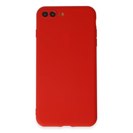 iPhone 7 Plus Kılıf First Silikon - Kırmızı