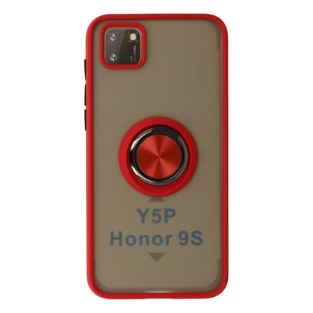 Y5P Kılıf Montreal Yüzüklü Silikon Kapak - Kırmızı