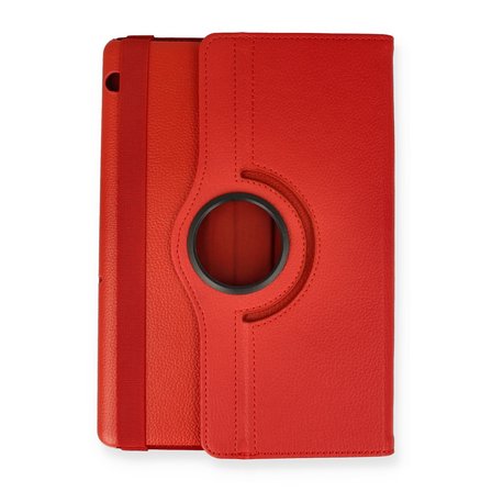 MediaPad T5 10 Kılıf 360 Tablet Deri Kılıf - Kırmızı