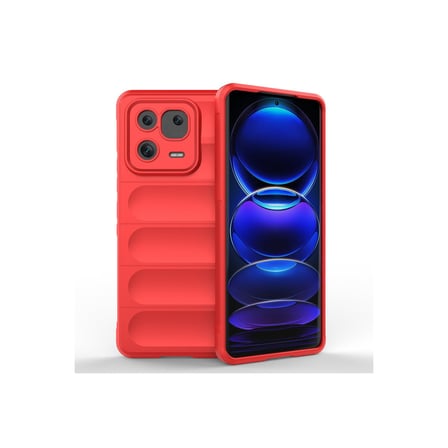Mi 13 Pro Kılıf Optimum Silikon - Kırmızı